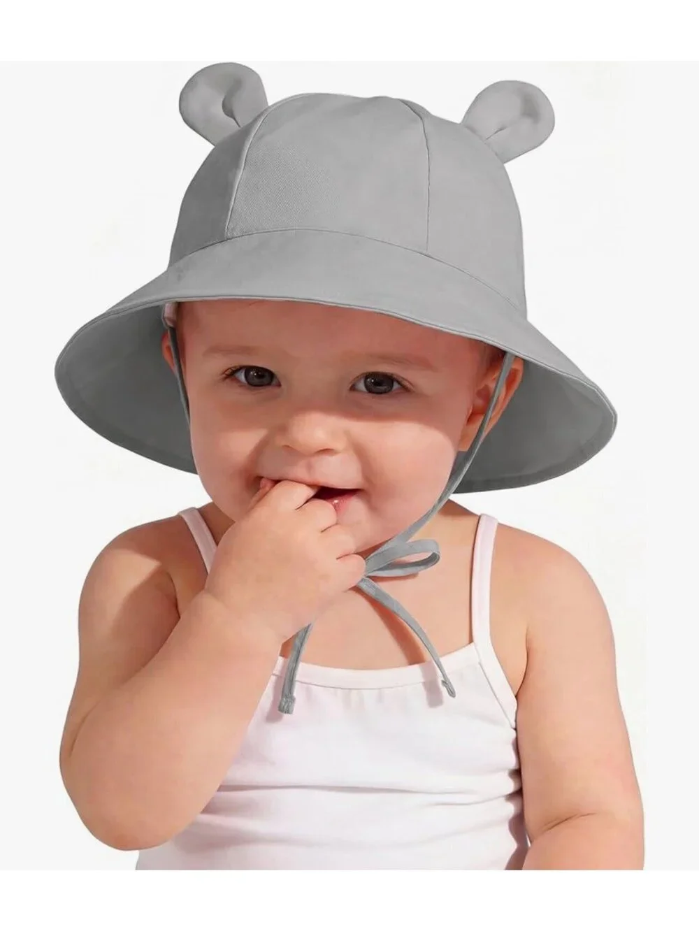Baby Sun Hat w/ Bear Ears (52cm)